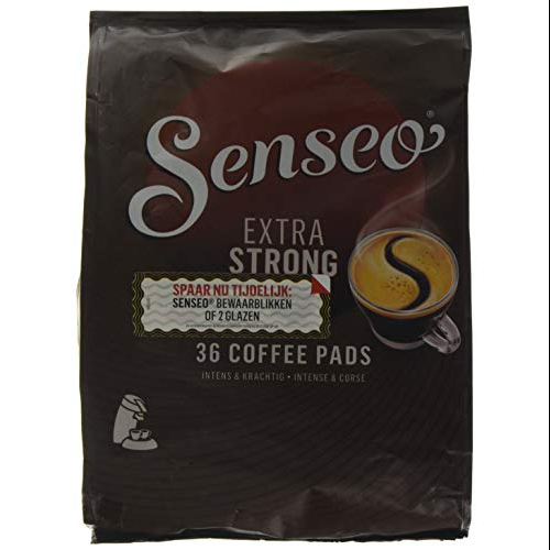 Senseo Extra Strong Coffee Pads 36-Pack Bold Full-Bodied for Senseo Machines