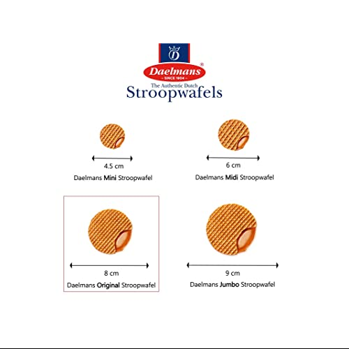 Daelmans Stroopwafels in Delft Blue Tin 230g 8-Pack Dutch Gift Tin