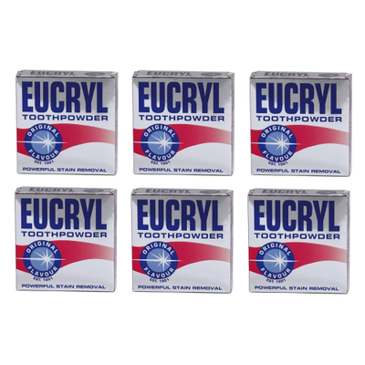 Eucryl Original Toothpowder 50g Teeth Stain Removal & Whitening