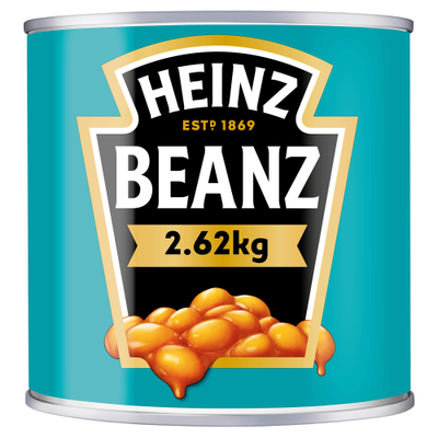 Heinz Baked Beans in Tomato Sauce 2.62kg Catering Can
