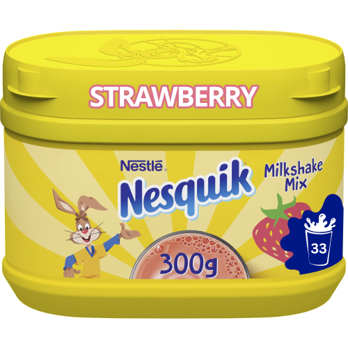 Nestlé Nesquik Strawberry Flavour Milk Drink Powder 300g