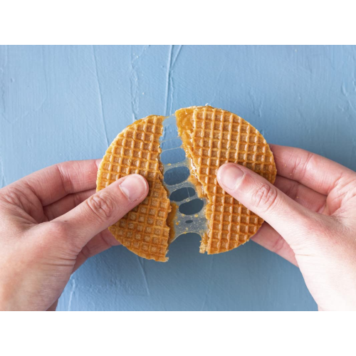 Daelmans Stroopwafels 10-Pack Clip Bag 290g Authentic Dutch Caramel Waffles