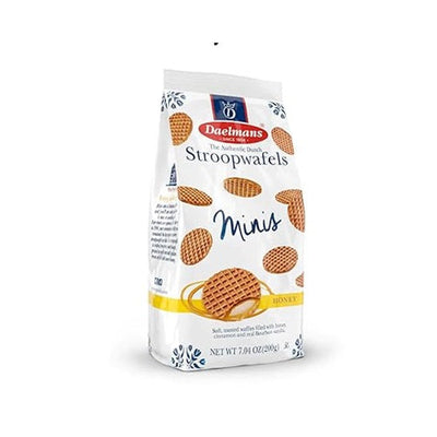 Daelmans Mini Honey Stroopwafels 200g Dutch Caramel Waffles