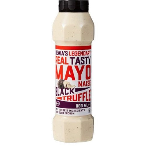 Remia Black Truffle Mayonnaise 800ml with Italian Truffles & Dijon Mustard