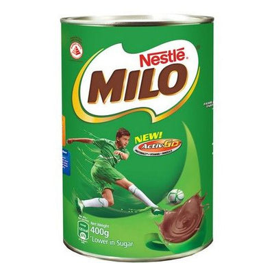 Milo Nestlé Chocolate Malt Drink Powder 400g with Iron Calcium and B Vitamins