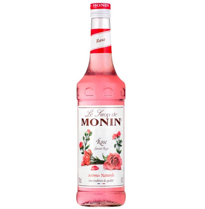 Monin Rose Syrup 700ml Floral Cocktail and Mocktail Syrup