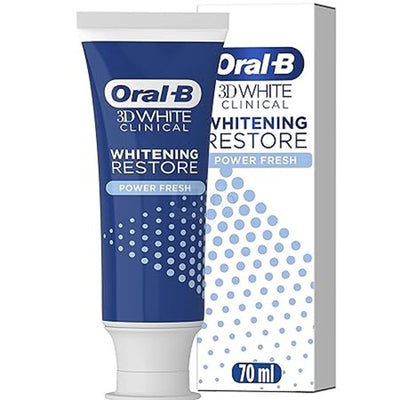 Oral-B Clinical Whitening Restore Power Fresh Toothpaste Enamel Protection