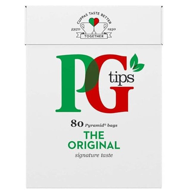 PG TIPS - Black Tee, (1 X 80 pc)