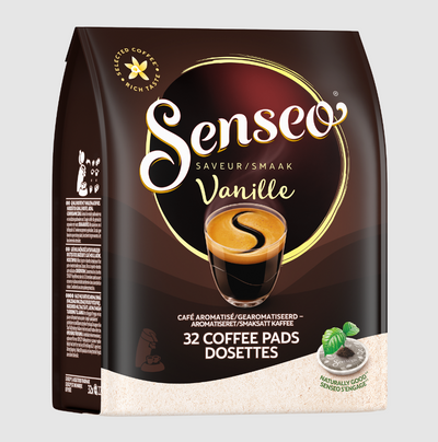 Senseo Vanilla Coffee Pads 32-Pack for Senseo Machines Medium Roast
