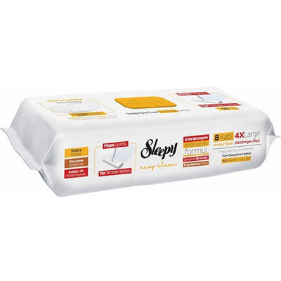 Sleepy Easy Clean Arabic Soap Floor Cleaning Cloths 50 Sheets Mop Compatible