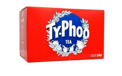 Typhoo Black Tea Bags 240 Pack 696g Strong British Breakfast Tea