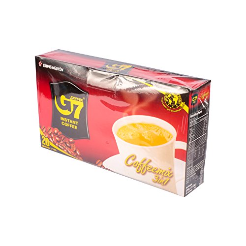 Trung Nguyên G7 Instant Coffee 3-in-1 320g Vietnamese Coffee with Creamer and Sugar
