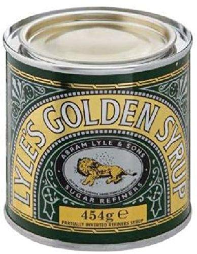 Lyle's Golden Syrup 454g Rich Caramel Syrup for Baking and Toppings