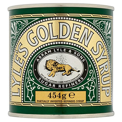 Lyle's Golden Syrup 454g Rich Caramel Syrup for Baking and Toppings